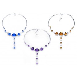 Sapphire Set 3 Necklace